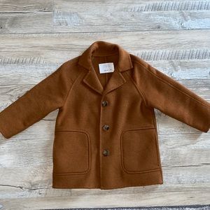Zara camel lightweight warm coat